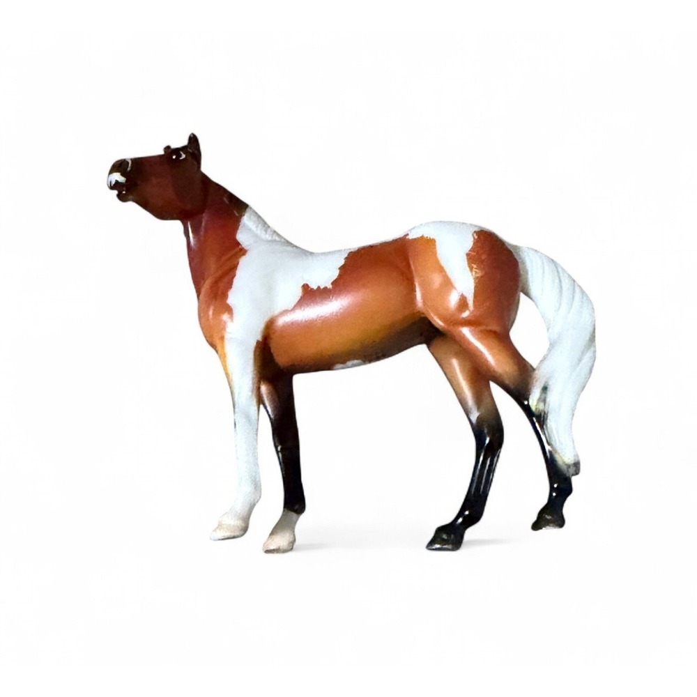 Breyer Mini Horse 3" Chestnut‎ Pinto Foal Figure Vintage Stablemate